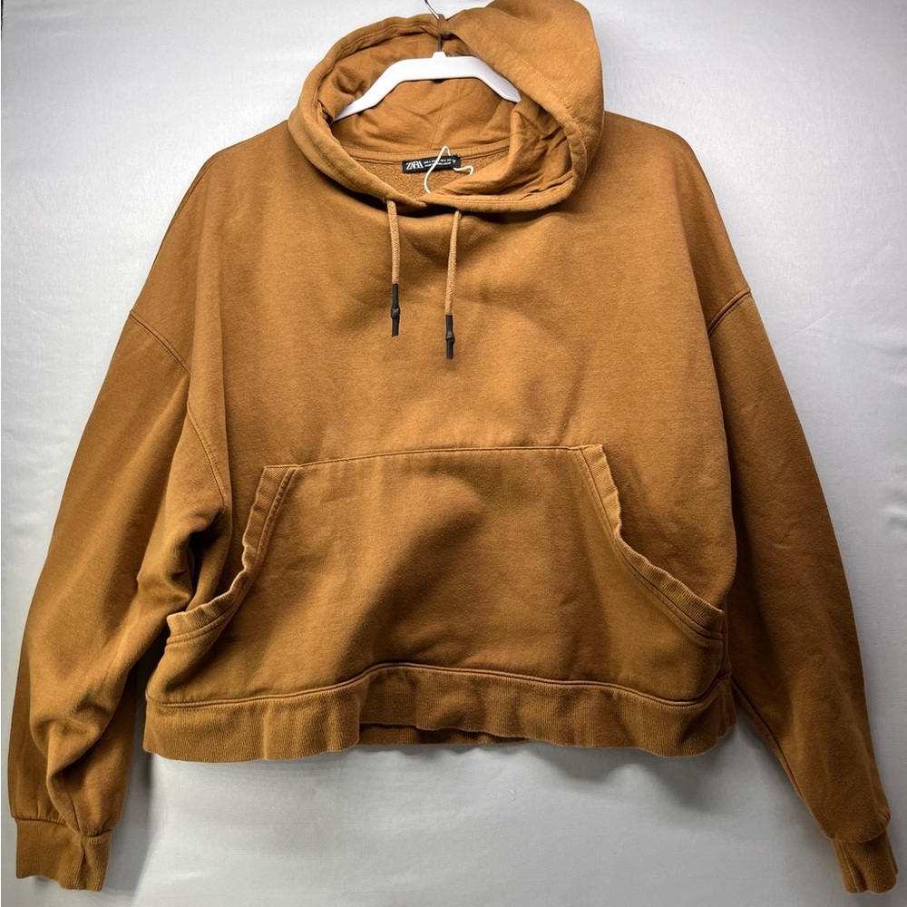 Zara‎ Men's Tan Hoodie Sweater